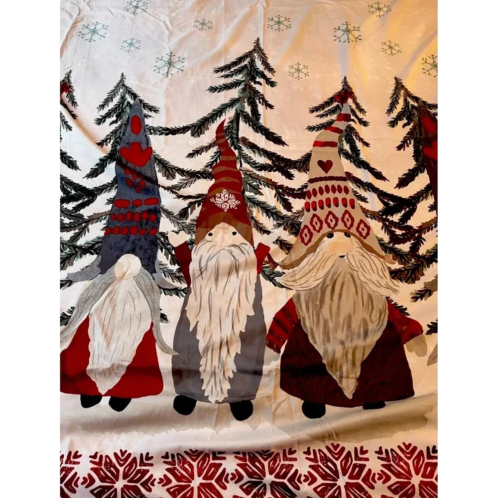 Christmas Gnomes Shower Curtain 72